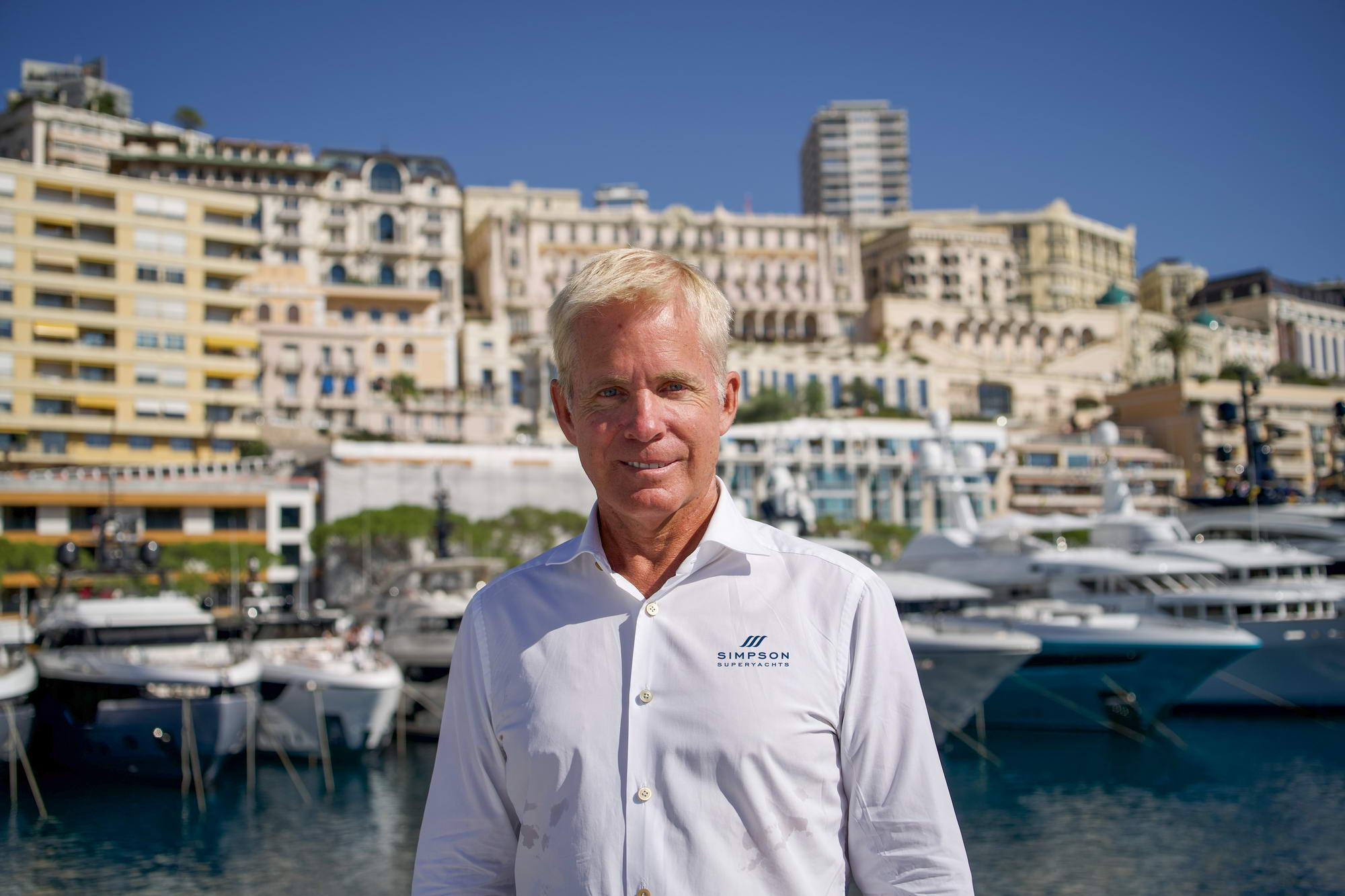 James Clayton at the Monaco Yacht Show 2023